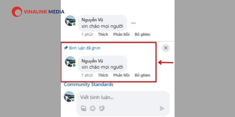 Có cách nào xóa ghim comment trên Facebook không